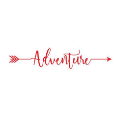 Reflective Body Stickers Adventure English Car Glass Flower Mountain Stickers