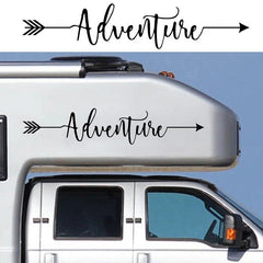 Reflective Body Stickers Adventure English Car Glass Flower Mountain Stickers