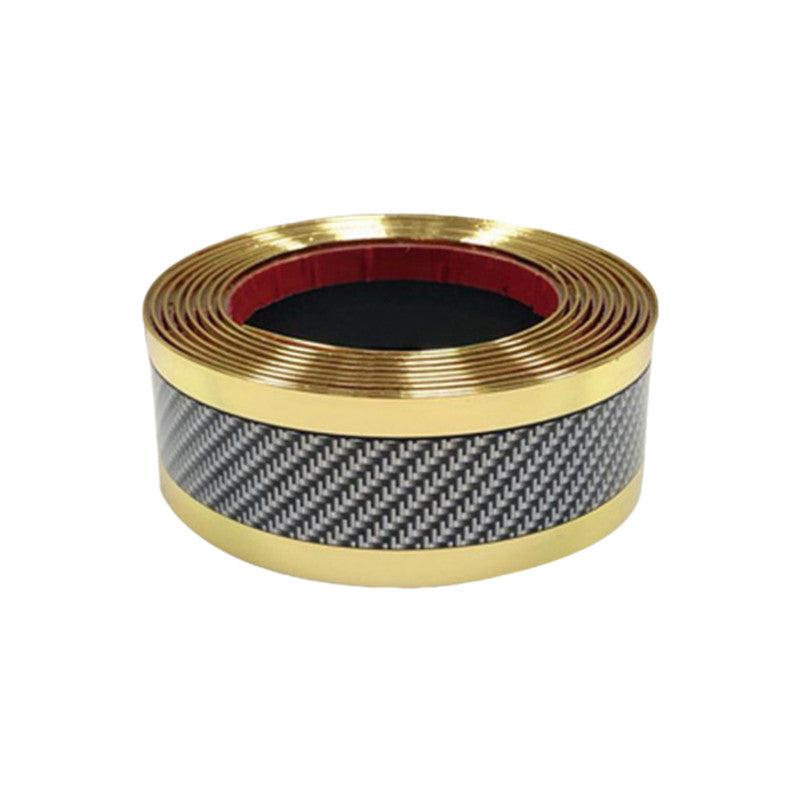 Car Door Sill Protection Strip Carbon Fiber Style Anti-scratch Stickers
