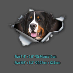 Bernese Mountain Dog Car Sticker Reflective Waterproof Pet Decal