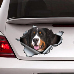 Bernese Mountain Dog Car Sticker Reflective Waterproof Pet Decal