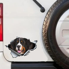 Bernese Mountain Dog Car Sticker Reflective Waterproof Pet Decal
