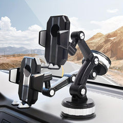 360 Retractable Car Phone Holder Shockproof Mobile Stand