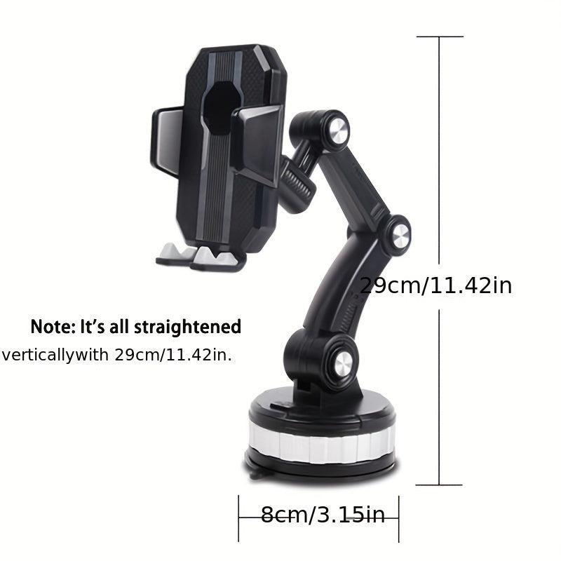360 Retractable Car Phone Holder Shockproof Mobile Stand