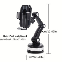 360 Retractable Car Phone Holder Shockproof Mobile Stand