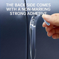 4pcs Car Anti-collision Strip Door Protection Transparent Decoration