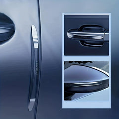 4pcs Car Anti-collision Strip Door Protection Transparent Decoration