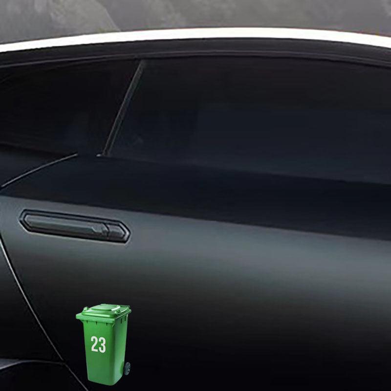 Waterproof Vinyl Car Stickers for Trash Can Door Numbers