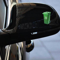 Waterproof Vinyl Car Stickers for Trash Can Door Numbers