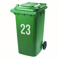 Waterproof Vinyl Car Stickers for Trash Can Door Numbers