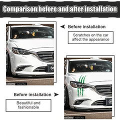 1pc Reflective Monster Claw Scratch Stripe Headlight Decal Car Stickers