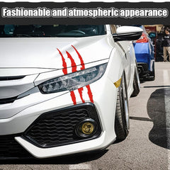 1pc Reflective Monster Claw Scratch Stripe Headlight Decal Car Stickers