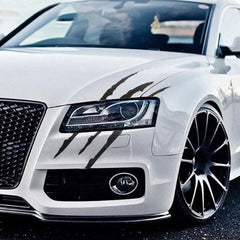 1pc Reflective Monster Claw Scratch Stripe Headlight Decal Car Stickers