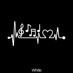 Heartbeat Music Car Stickers for Car Styling Decoration