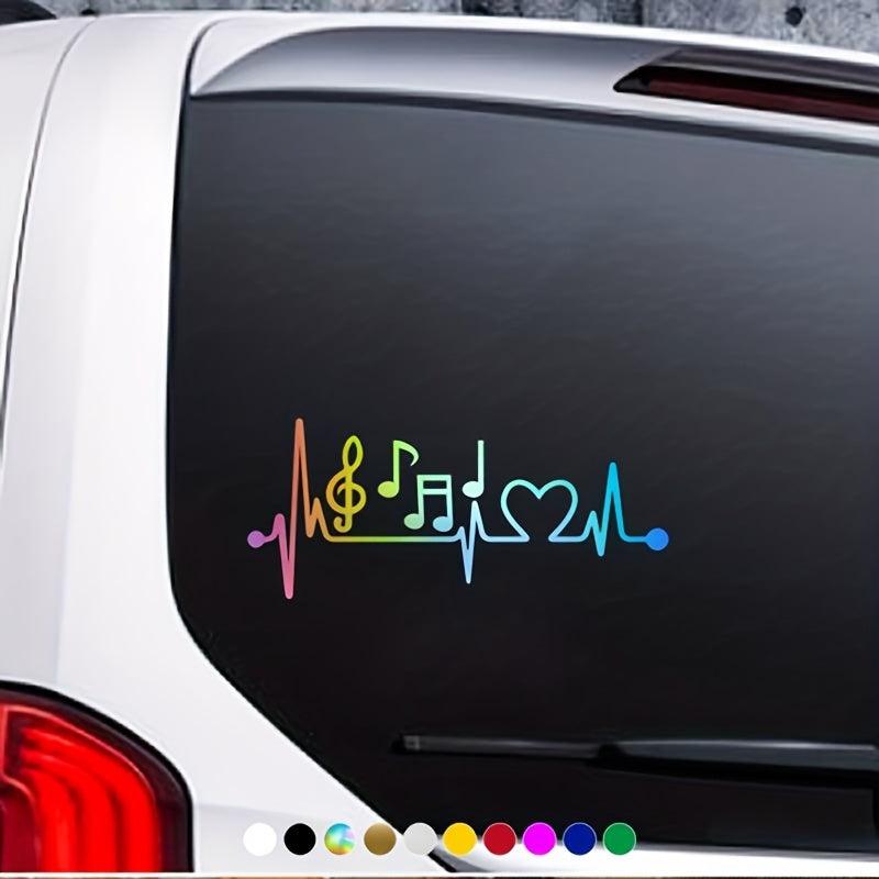Heartbeat Music Car Stickers for Car Styling Decoration