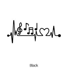 Heartbeat Music Car Stickers for Car Styling Decoration
