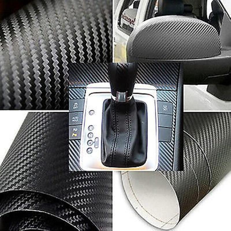 3D Carbon Fiber Film Roll DIY Decals 30X152CM