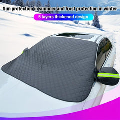 Car Snow Cover Sunblock Heat Insulation for Winter