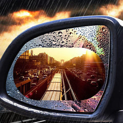 2Pcs Car Rainproof Sticker Anti Fog Mirrors for Trucks & Buses