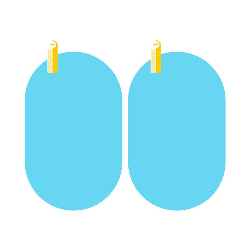 2Pcs Car Rainproof Sticker Anti Fog Mirrors for Trucks & Buses