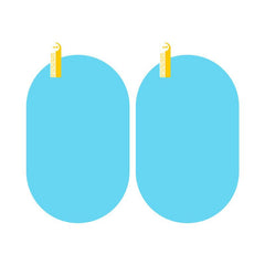 2Pcs Car Rainproof Sticker Anti Fog Mirrors for Trucks & Buses
