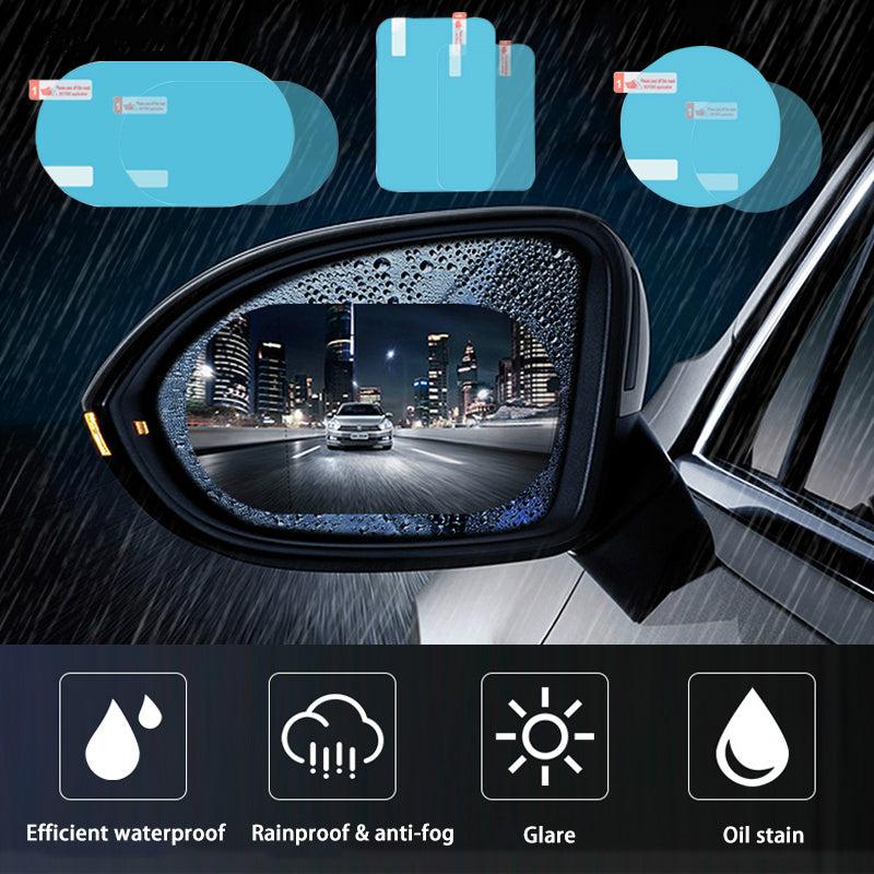 2Pcs Car Rainproof Sticker Anti Fog Mirrors for Trucks & Buses