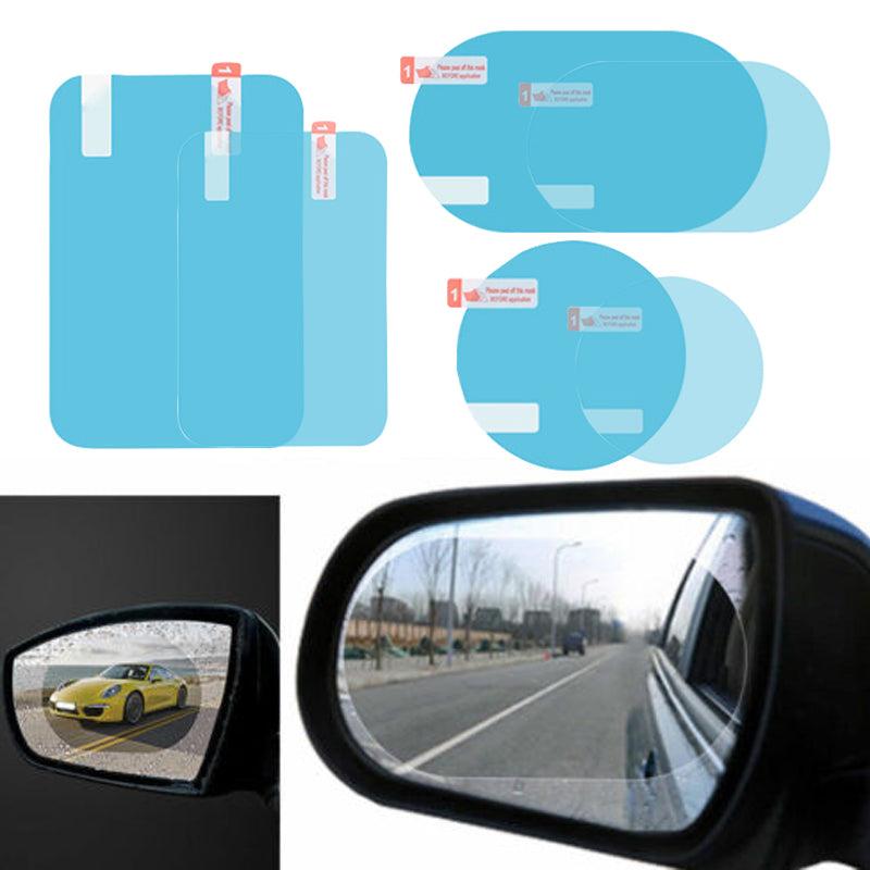 2Pcs Car Rainproof Sticker Anti Fog Mirrors for Trucks & Buses