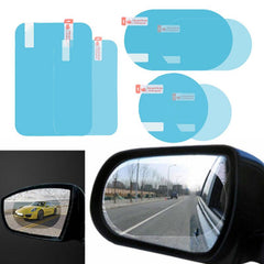2Pcs Car Rainproof Sticker Anti Fog Mirrors for Trucks & Buses