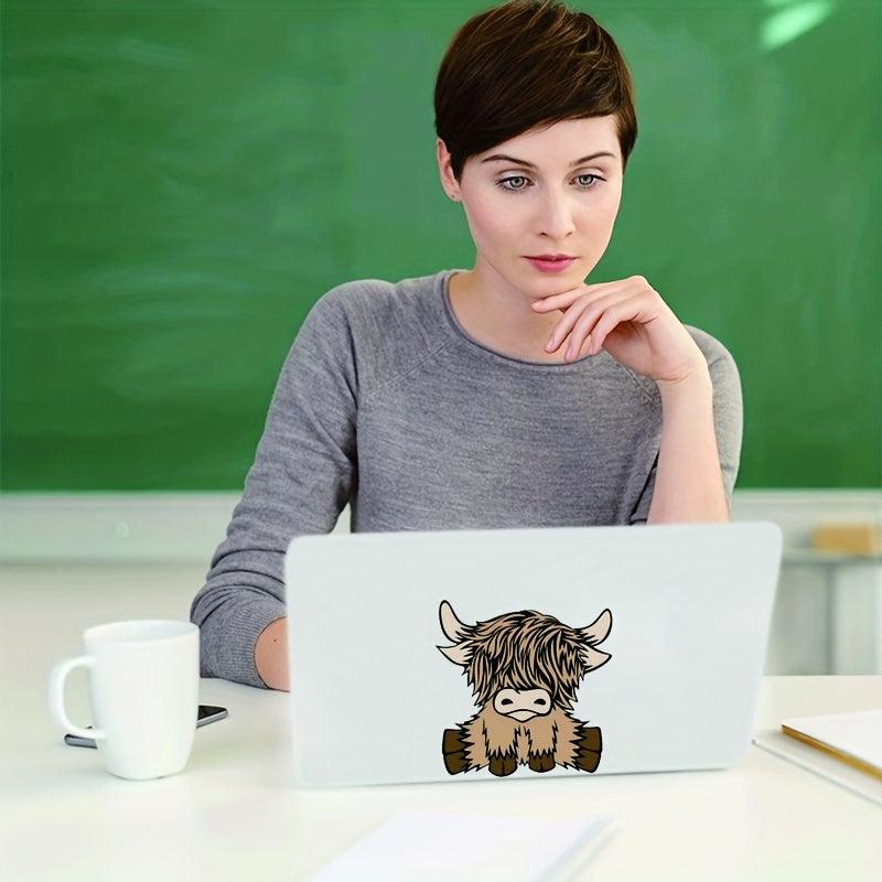 Highland Cow Car Stickers DIY Decal For Motorcycle Laptop & More