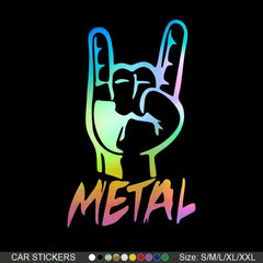 Rugby Metal Truck Rock On Car Stickers Personality Car Styling