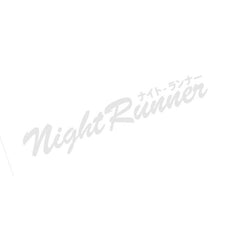 Night Runner HellaFlush Style Racing Windshield Decal Reflective Sticker