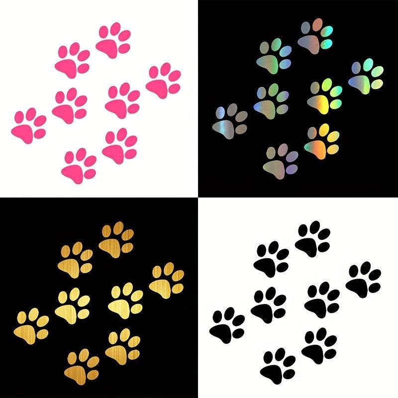 Cat Paw Print Car Stickers Scratch Stickers Cat Dog Paw Print Stickers