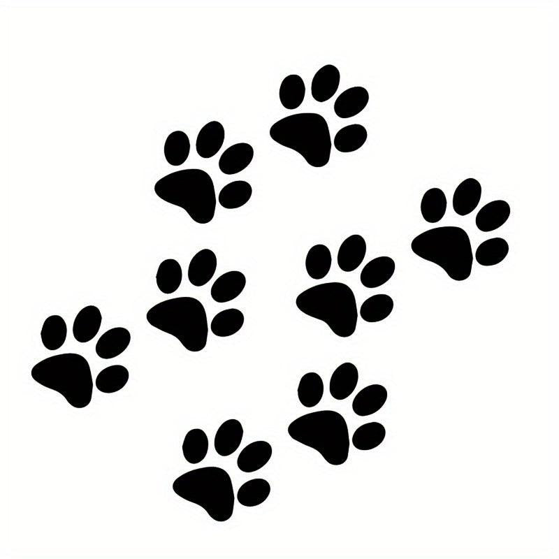Cat Paw Print Car Stickers Scratch Stickers Cat Dog Paw Print Stickers