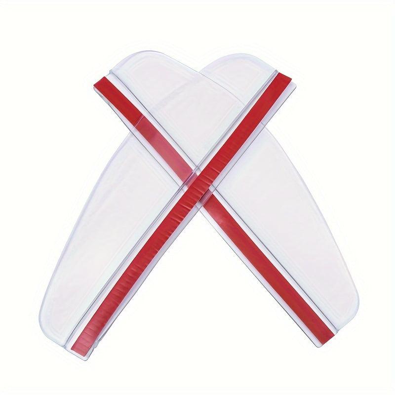 2pcs Car Rearview Mirror Rain Eyebrows Universal PVC Rain Shield Sunshade