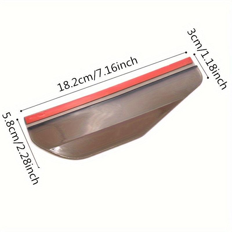 2pcs Car Rearview Mirror Rain Eyebrows Universal PVC Rain Shield Sunshade