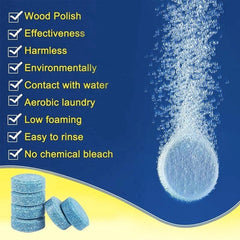Car Windscreen Cleaner Effervescent Tablet Auto Wiper Glass Solid Cleaning