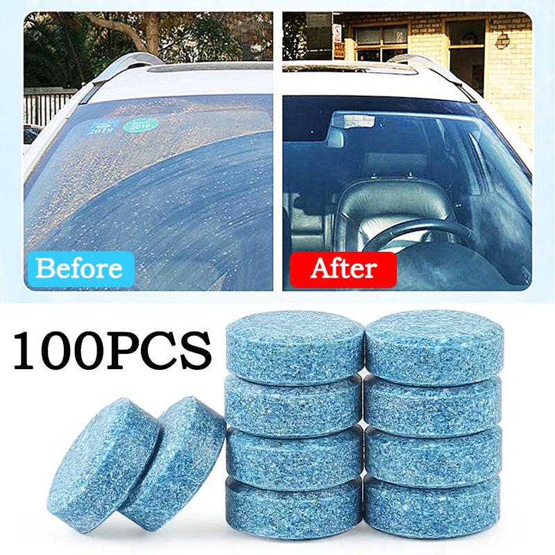 Car Windscreen Cleaner Effervescent Tablet Auto Wiper Glass Solid Cleaning