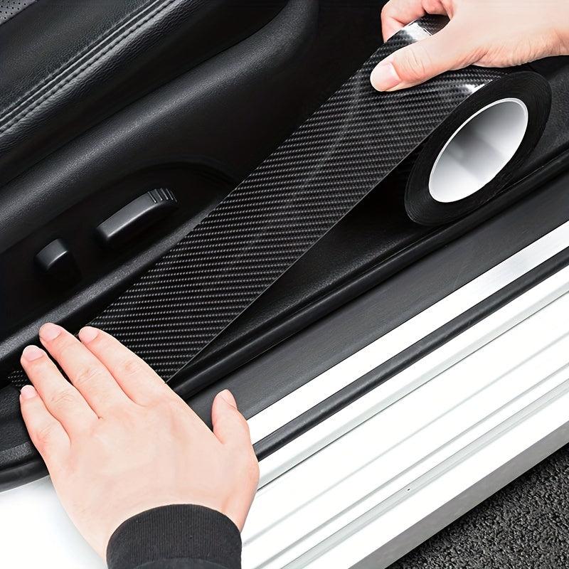 5D Carbon Fiber Anti Step Sticker for Car Doors & Mirrors