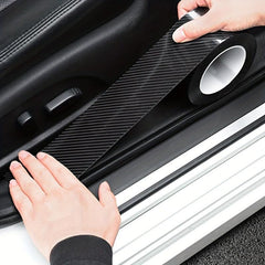 5D Carbon Fiber Anti Step Sticker for Car Doors & Mirrors