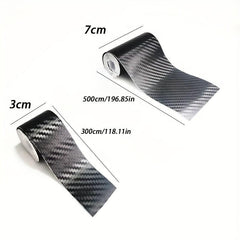 5D Carbon Fiber Anti Step Sticker for Car Doors & Mirrors
