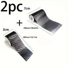 5D Carbon Fiber Anti Step Sticker for Car Doors & Mirrors