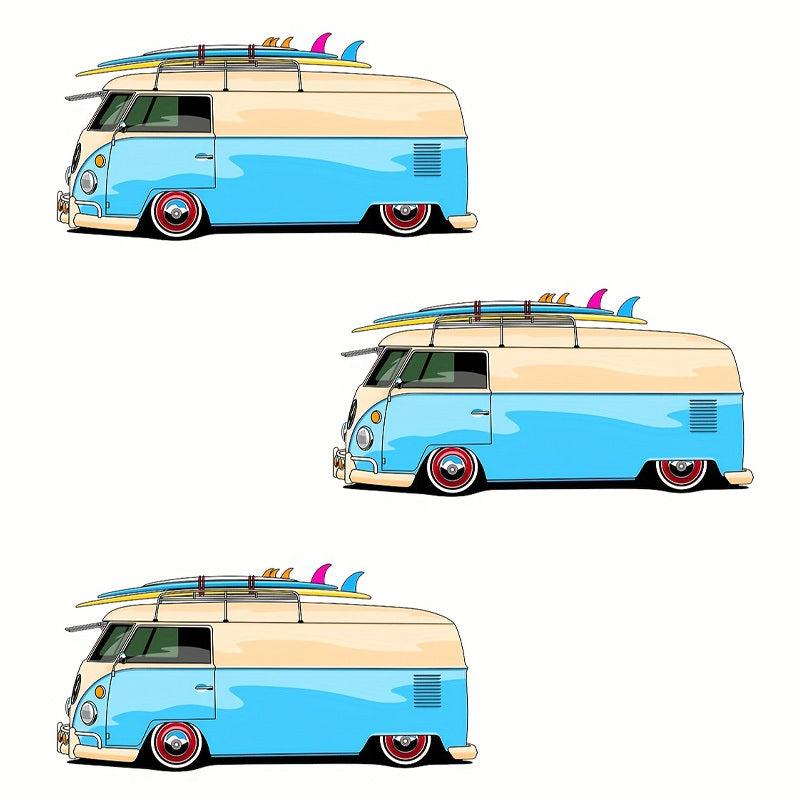 Surf Van Vinyl Car Stickers Graffiti Windshield Bumper Decal