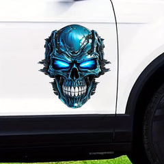 Heavy Metal Skull Sticker Car Decal Waterproof Computer Sticker