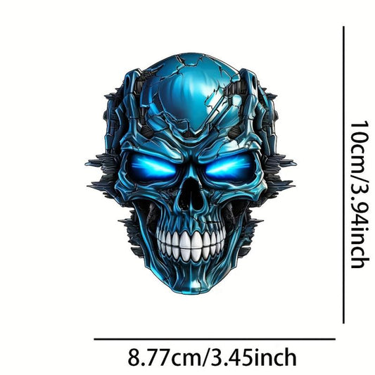 Heavy Metal Skull Sticker Car Decal Waterproof Computer Sticker