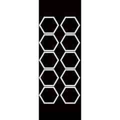 10pcs Honeycomb JDM Car Sticker Windshield Banner Night Run Vinyl Decals