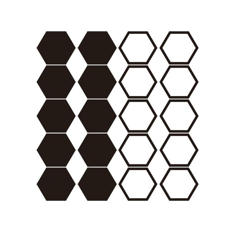10pcs Honeycomb JDM Car Sticker Windshield Banner Night Run Vinyl Decals