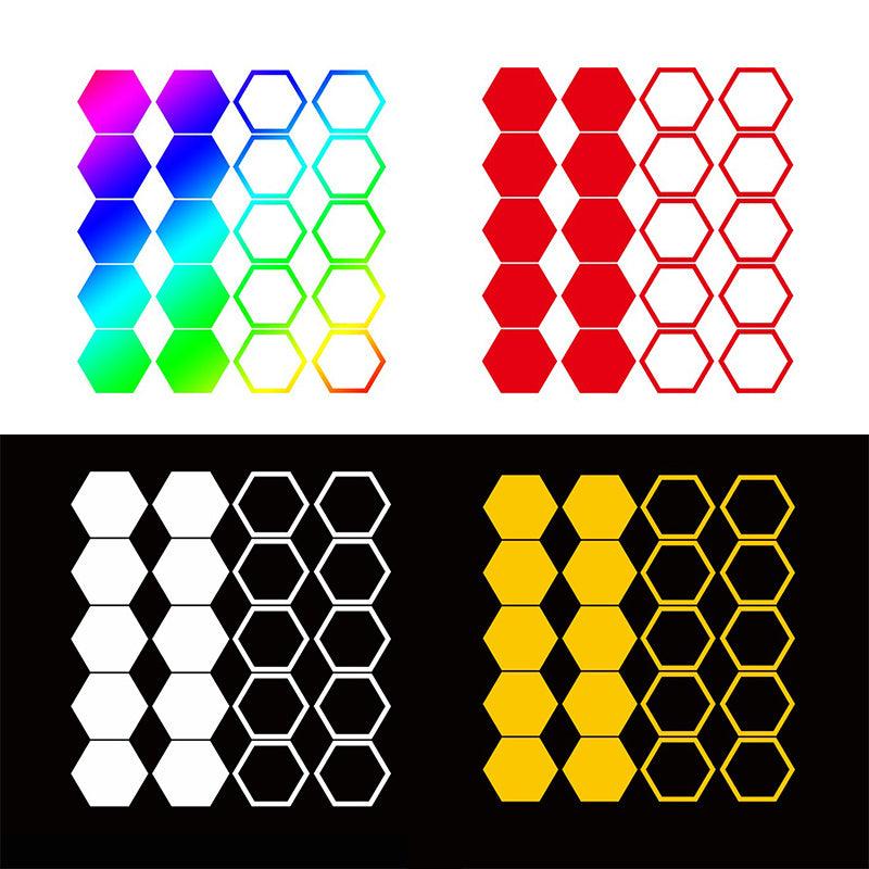 10pcs Honeycomb JDM Car Sticker Windshield Banner Night Run Vinyl Decals
