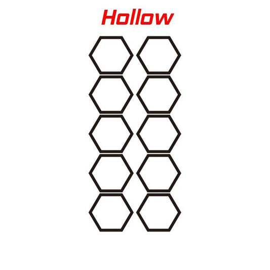 10pcs Honeycomb JDM Car Sticker Windshield Banner Night Run Vinyl Decals