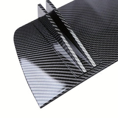 Car Rear Bumper Lip ABS Rear Shark Chassis Fin Style Curved Bumper Lip
