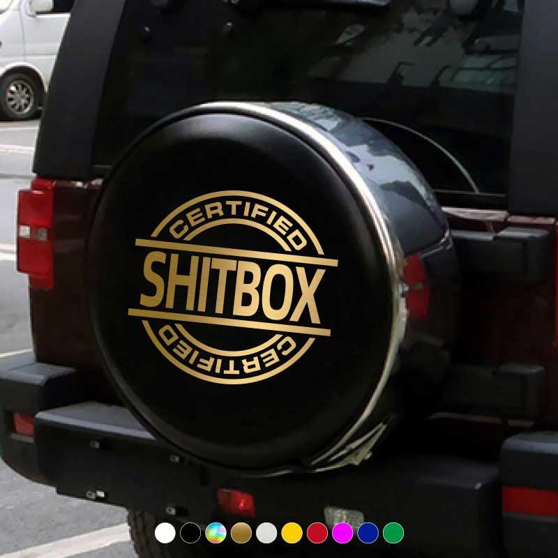 Funny Car Window Sticker Shitbox Vinyl Decals